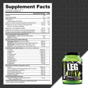 Nutrabio: Leg Day