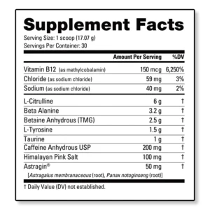 Nutrabio: BASE Pre-Workout